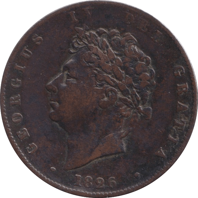 1826 HALFPENNY ( GF ) - Halfpenny - Cambridgeshire Coins