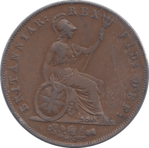 1826 HALFPENNY ( GVF ) 2 - Halfpenny - Cambridgeshire Coins