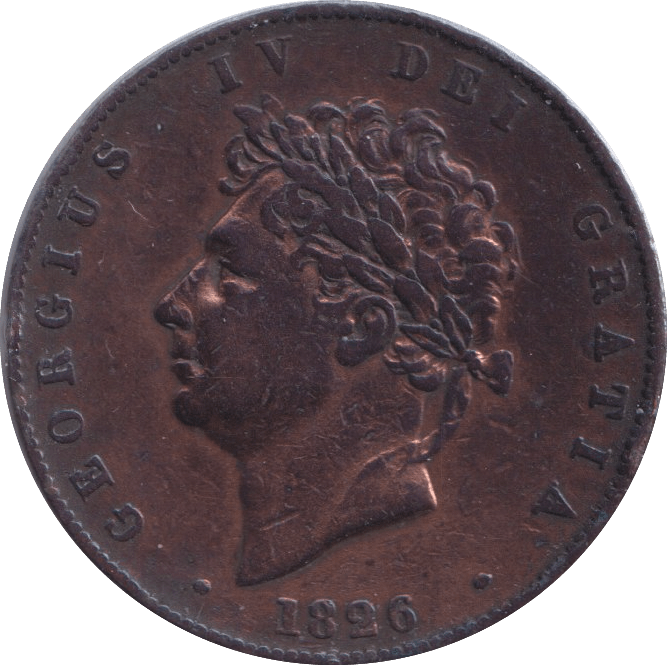1826 HALFPENNY ( GVF ) - Halfpenny - Cambridgeshire Coins