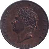 1826 HALFPENNY ( GVF ) - Halfpenny - Cambridgeshire Coins