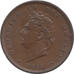 1826 PENNY ( AUNC ) 2 - Penny - Cambridgeshire Coins