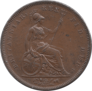 1826 PENNY ( AUNC ) 2 - Penny - Cambridgeshire Coins