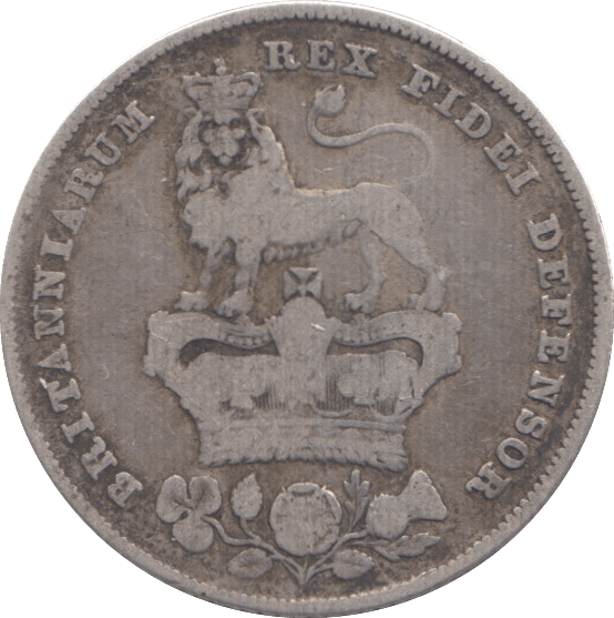 1826 SHILLING ( FINE ) - Shilling - Cambridgeshire Coins