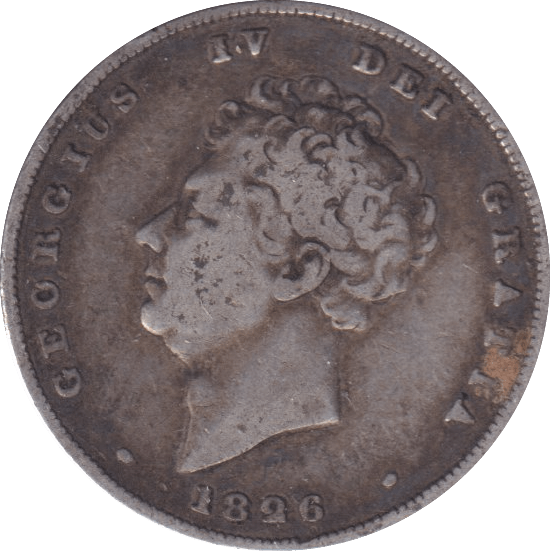 1826 SHILLING ( FINE ) - Shilling - Cambridgeshire Coins