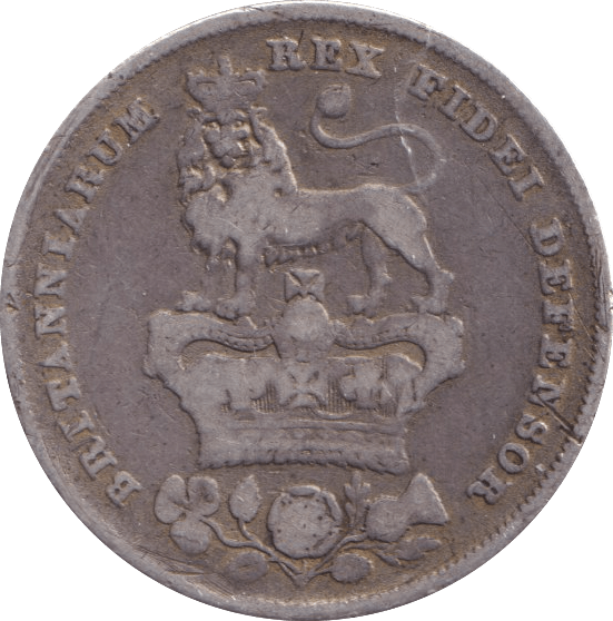 1826 SHILLING ( FINE ) - Shilling - Cambridgeshire Coins