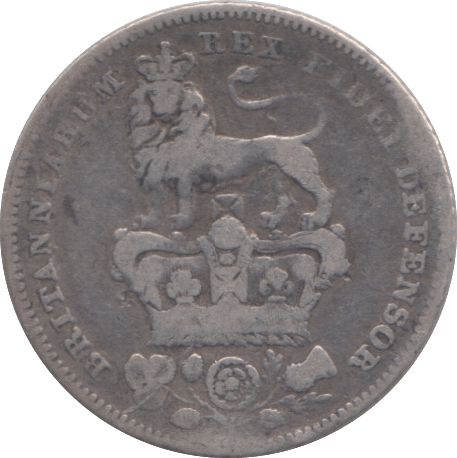 1826 SIXPENCE ( FINE ) - Sixpence - Cambridgeshire Coins