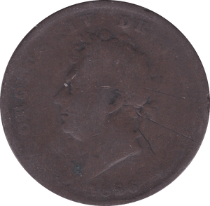 1826 PENNY ( POOR ) - Penny - Cambridgeshire Coins