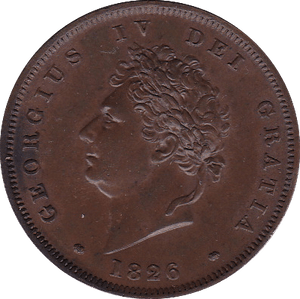 1826 PENNY ( AUNC ) - Penny - Cambridgeshire Coins