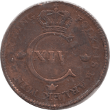 1827 1/2 SKILLING SWEDEN - WORLD COINS - Cambridgeshire Coins