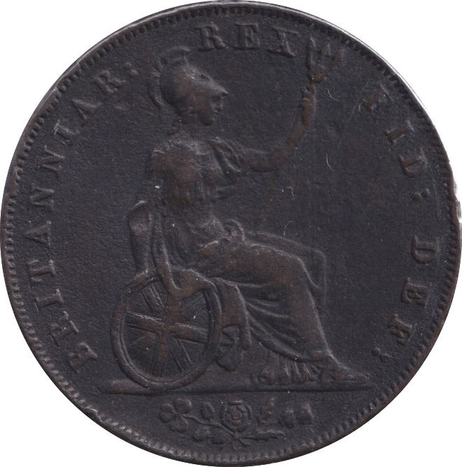 1827 HALFPENNY ( GF ) - Halfpenny - Cambridgeshire Coins
