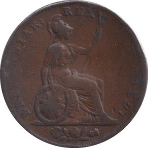 1827 HALFPENNY ( NF ) - Halfpenny - Cambridgeshire Coins