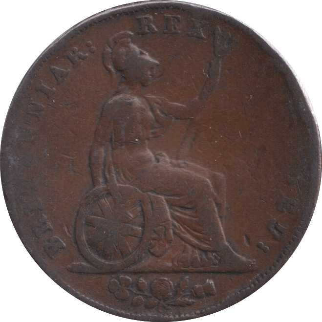 1827 HALFPENNY ( NF ) - Halfpenny - Cambridgeshire Coins