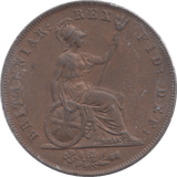 1827 HALFPENNY ( UNC ) - Halfpenny - Cambridgeshire Coins