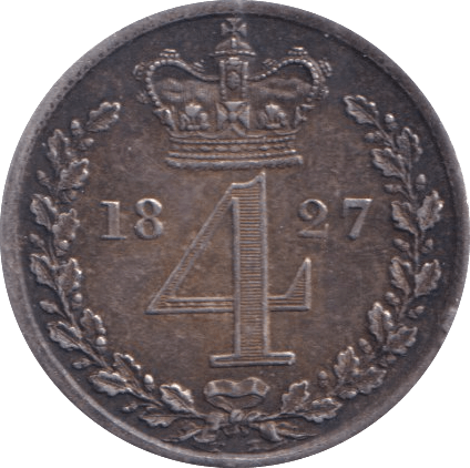 1827 MAUNDY FOURPENCE ( GVF ) - Maundy Coins - Cambridgeshire Coins