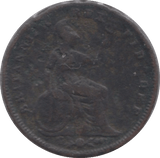 1827 ONE THIRD FARTHING ( FINE ) 1 - One Third Farthing - Cambridgeshire Coins