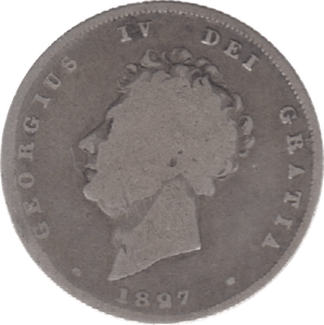 1827 SHILLING ( FAIR ) 13 - Shilling - Cambridgeshire Coins