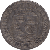 1827 SILVER 6 KREUZER NASAU - WORLD SILVER COINS - Cambridgeshire Coins