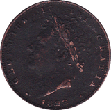 1828 FARTHING ( F ) - Farthing - Cambridgeshire Coins