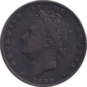 1829 FARTHING ( FINE ) - Farthing - Cambridgeshire Coins