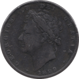 1829 FARTHING ( GF ) 1 - Farthing - Cambridgeshire Coins