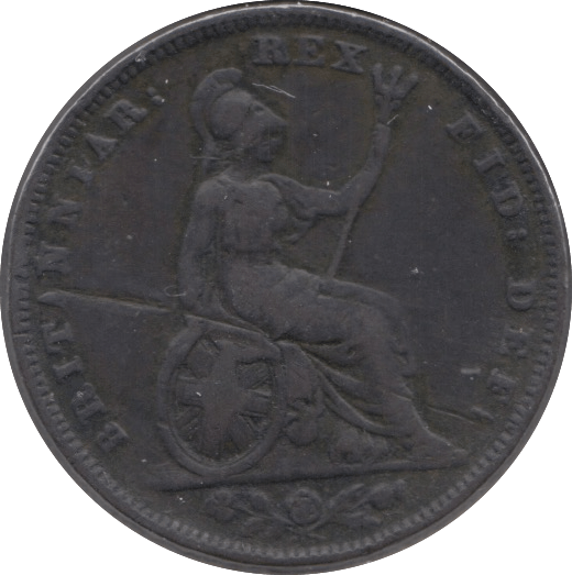 1829 FARTHING ( GF ) 1 - Farthing - Cambridgeshire Coins