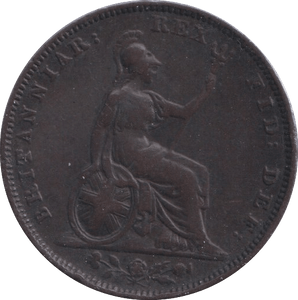 1829 FARTHING ( VF ) - Farthing - Cambridgeshire Coins