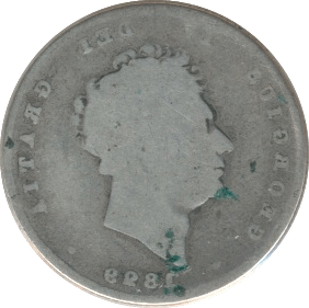 1829 SHILLING ( FAIR ) - Shilling - Cambridgeshire Coins