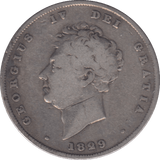 1829 SHILLING ( FINE ) - Shilling - Cambridgeshire Coins