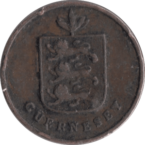 1830 1 DOUBLE GUERNSEY - WORLD COINS - Cambridgeshire Coins