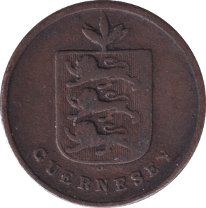 1830 1 DOUBLE GUERNSEY - WORLD COINS - Cambridgeshire Coins