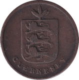 1830 1 DOUBLE GUERNSEY - WORLD COINS - Cambridgeshire Coins