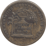 1830 DEATH OF GEORGE IV MEDALLION - MEDALS - Cambridgeshire Coins