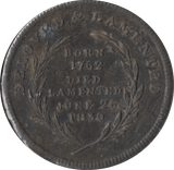 1830 DEATH OF GEORGE IV MEDAL - MEDALS & MEDALLIONS - Cambridgeshire Coins