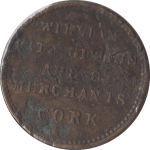 1830 FARTHING TOKEN CORK - FARTHING TOKEN - Cambridgeshire Coins