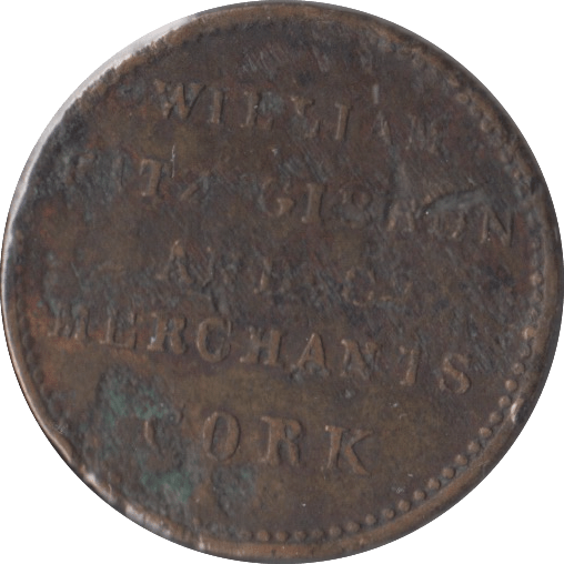 1830 FARTHING TOKEN CORK - FARTHING TOKEN - Cambridgeshire Coins