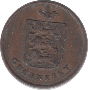 1830 GUERNSEY ONE DOUBLE - WORLD COINS - Cambridgeshire Coins