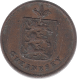 1830 GUERNSEY ONE DOUBLE - WORLD COINS - Cambridgeshire Coins