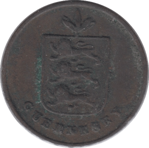 1830 GUERNSEY ONE DOUBLE - WORLD COINS - Cambridgeshire Coins