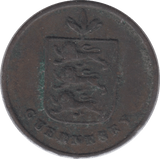 1830 GUERNSEY ONE DOUBLE - WORLD COINS - Cambridgeshire Coins