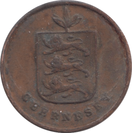 1830 GUERNSEY ONE DOUBLE - WORLD COINS - Cambridgeshire Coins