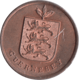 1830 ONE DOUBLE GUERNSEY - WORLD COINS - Cambridgeshire Coins