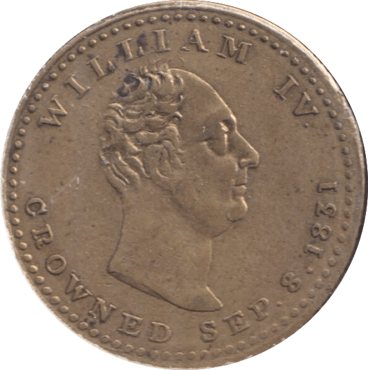 1831 CORONATION MEDAL - WORLD COINS - Cambridgeshire Coins