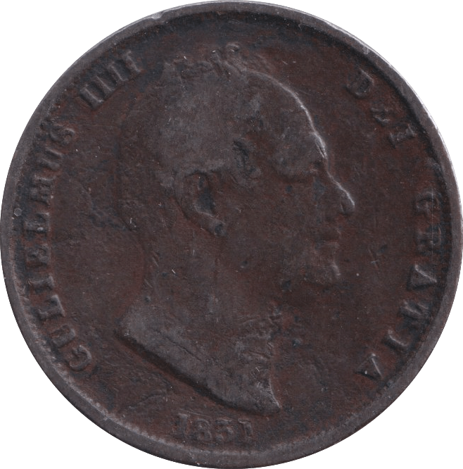 1831 HALFPENNY ( FINE ) - Halfpenny - Cambridgeshire Coins