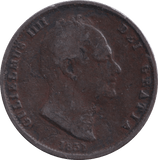 1831 HALFPENNY ( FINE ) - Halfpenny - Cambridgeshire Coins