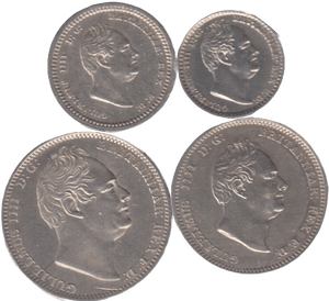 1831 MAUNDY SET WILLIAM IIII - Maundy Set - Cambridgeshire Coins