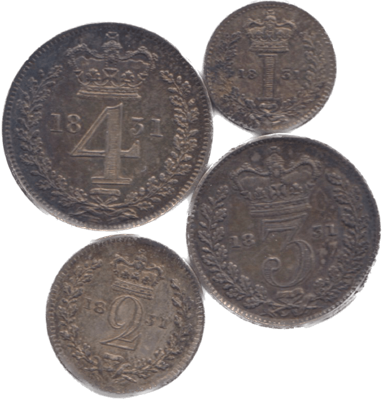 1831 MAUNDY SET WILLIAM IV - Maundy Set - Cambridgeshire Coins