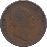 1831 PENNY ( FINE ) - Penny - Cambridgeshire Coins