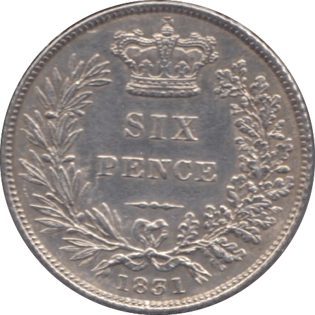 1831 SIXPENCE ( EF ) - Sixpence - Cambridgeshire Coins