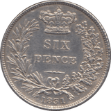 1831 SIXPENCE ( EF ) - Sixpence - Cambridgeshire Coins