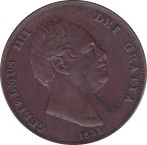 1831 PENNY ( EF ) - Penny - Cambridgeshire Coins